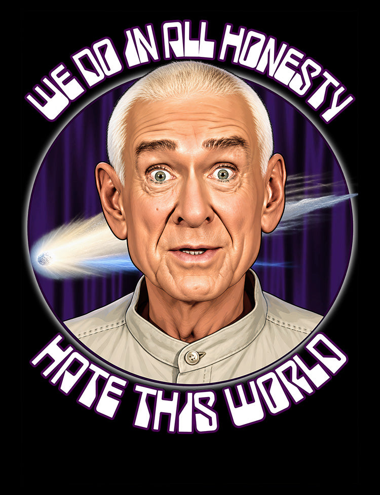 Heaven’s Gate Marshall Applewhite portrait graphic T-Shirt