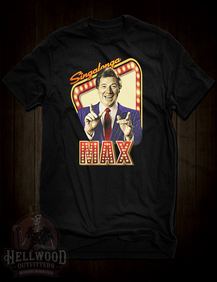 Max Bygraves legendary entertainer tribute t-shirt