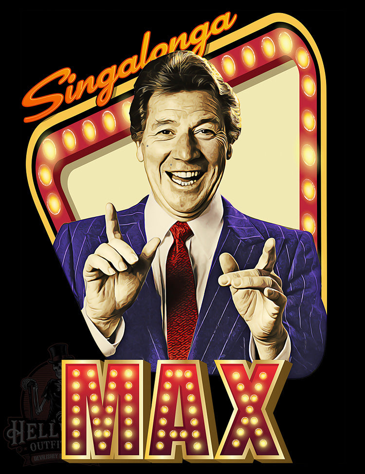 Classic British TV and music icon Max Bygraves shirt