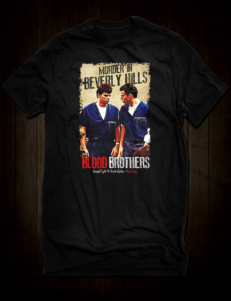 Lyle and Eric Menendez Murder Case t-shirt