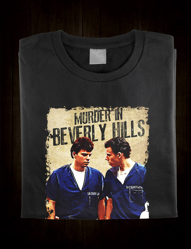 Eric and Lyle Menendez themed graphic t-shirt