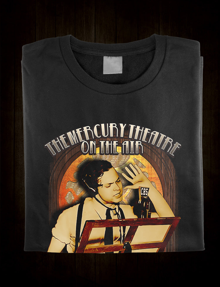 Orson Welles Mercury Theatre T-Shirt: Order yours today and show your love for one of the most important radio theater companies of all time!
