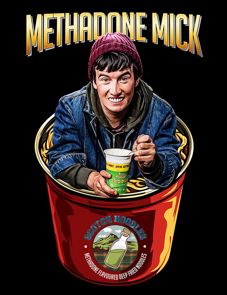 Scottish comedy Methadone Mick t-shirt