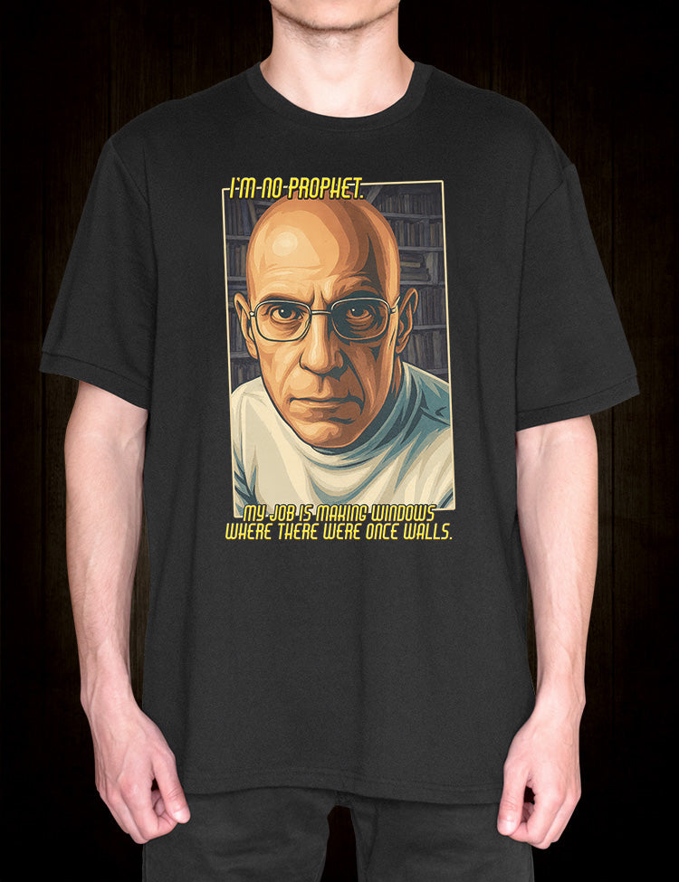 French philosopher Michel Foucault t-shirt
