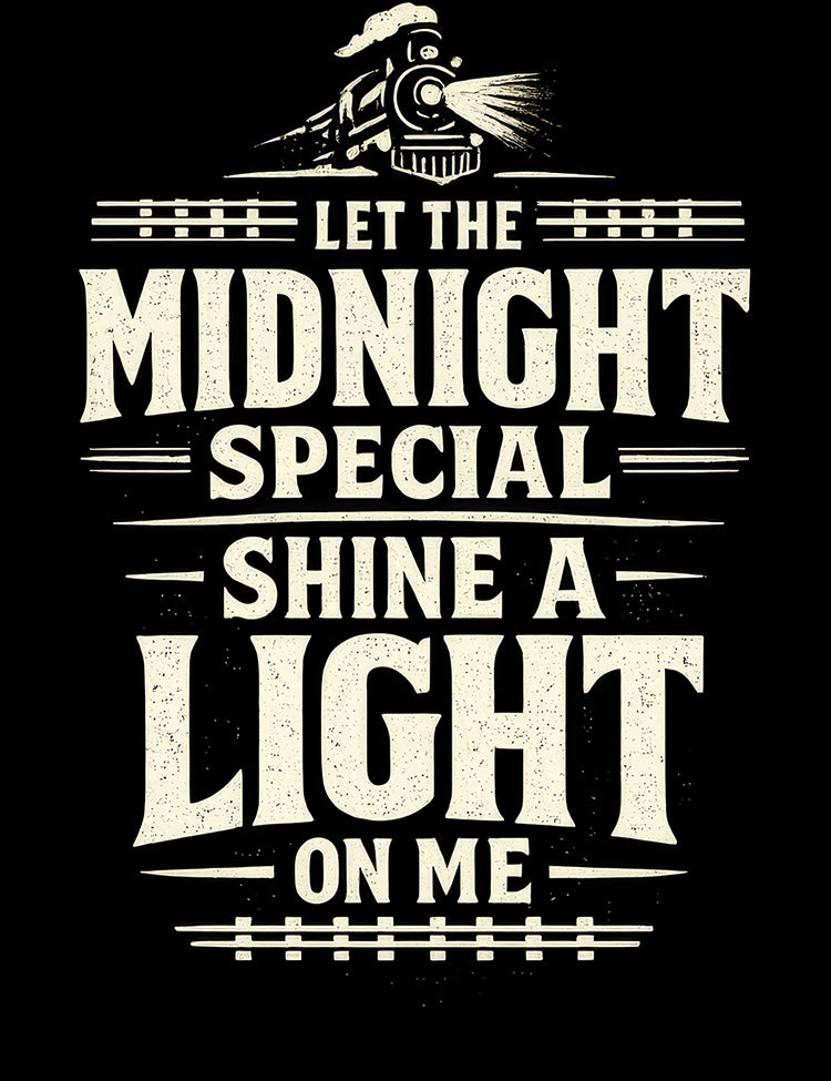 John Fogerty style bayou rock t-shirt