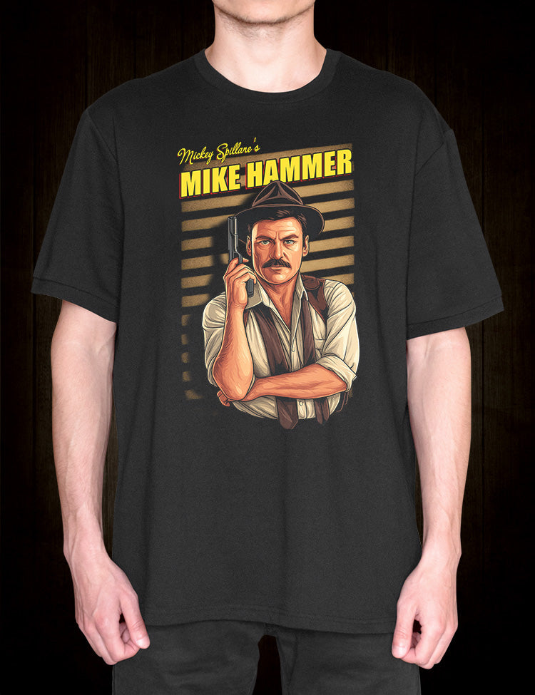 Mike Hammer private investigator vintage t-shirt