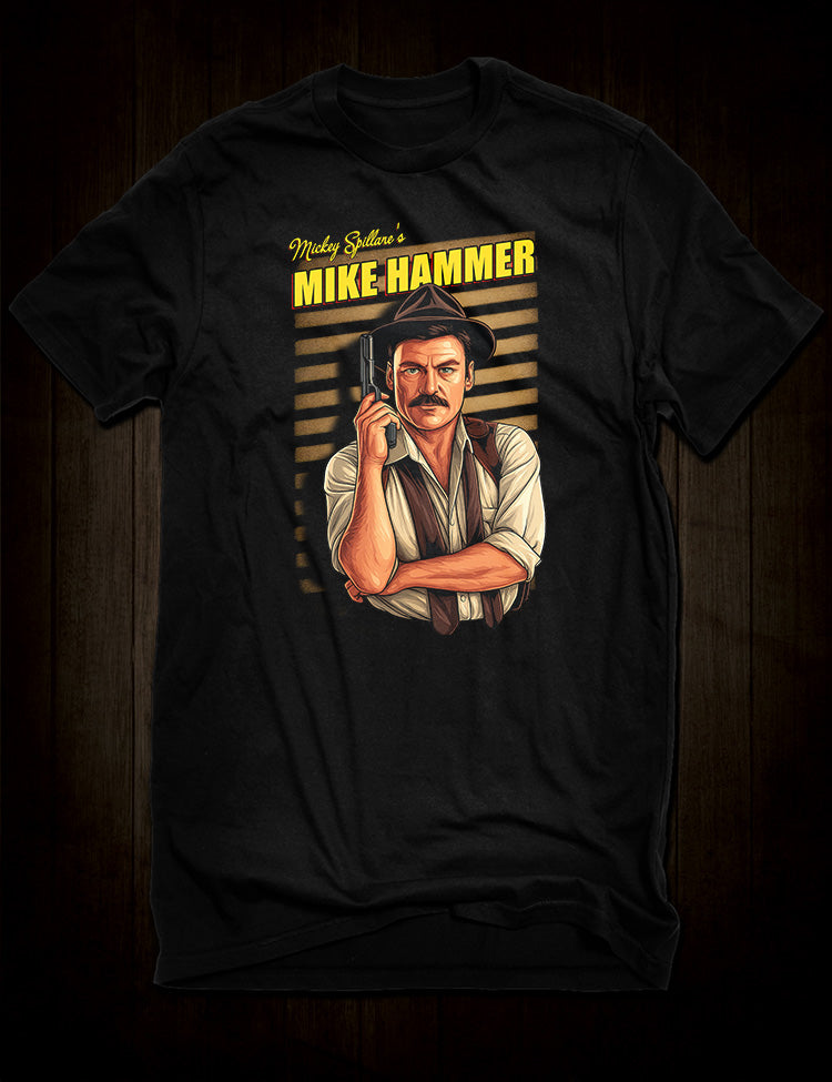 Mickey Spillane Mike Hammer Stacy Keach t-shirt