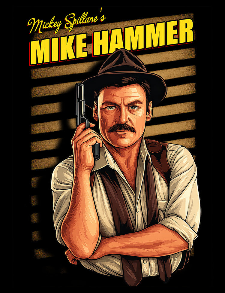 Stacy Keach as Mike Hammer crime series tee