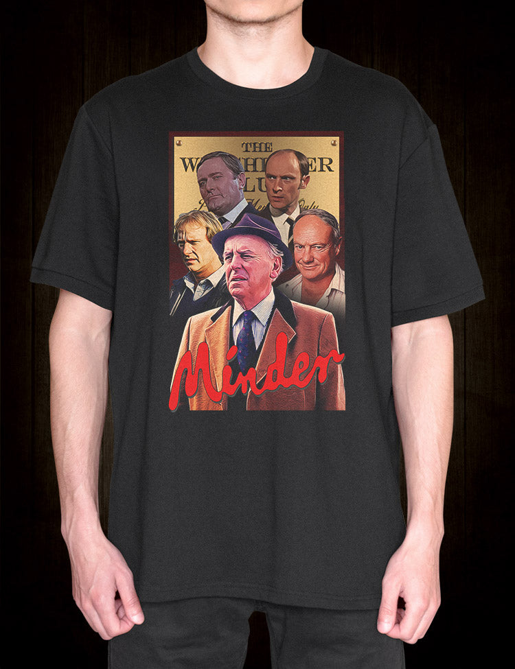 Minder Cast T-Shirt: The perfect gift for any fan of British TV comedy.