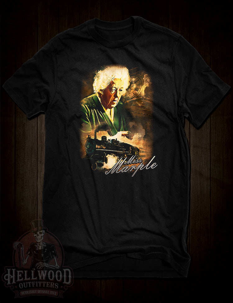 Margaret Rutherford Miss Marple vintage design T-shirt