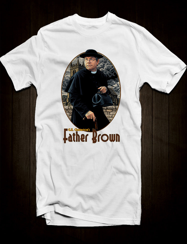 Vintage British television Father Brown detective artwork