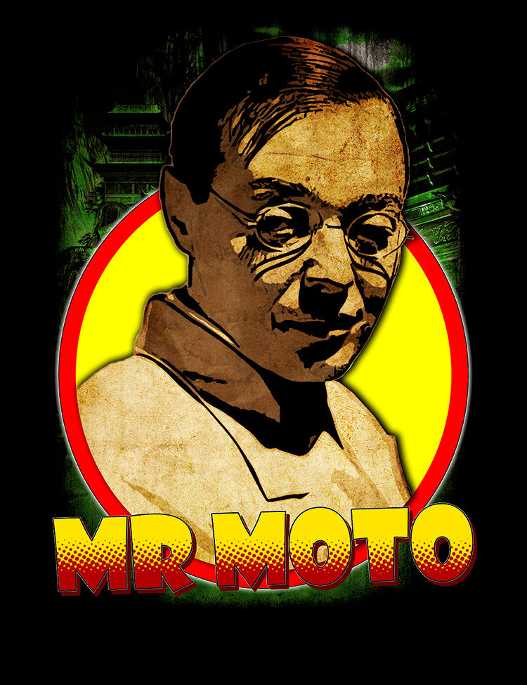 Classic detective fiction Mr Moto tribute tee