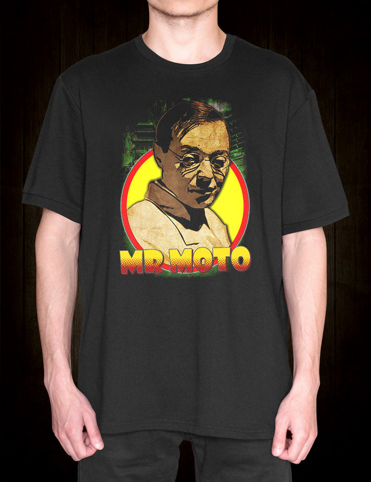 Mr Moto vintage mystery fan t-shirt
