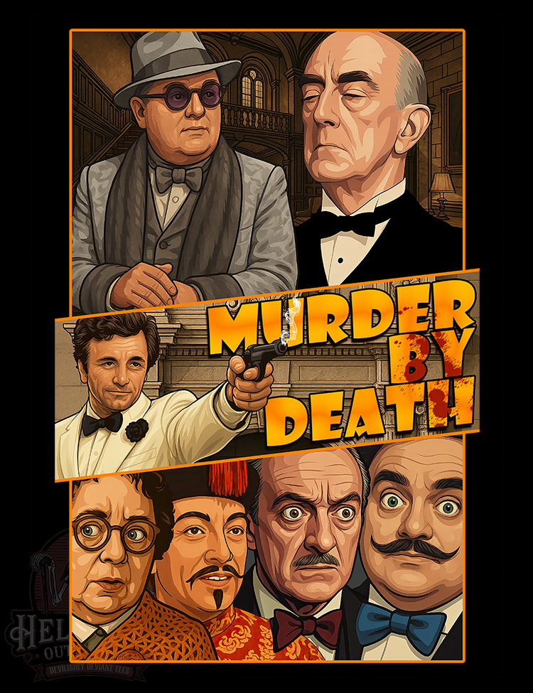 Neil Simon mystery parody inspired graphic tee