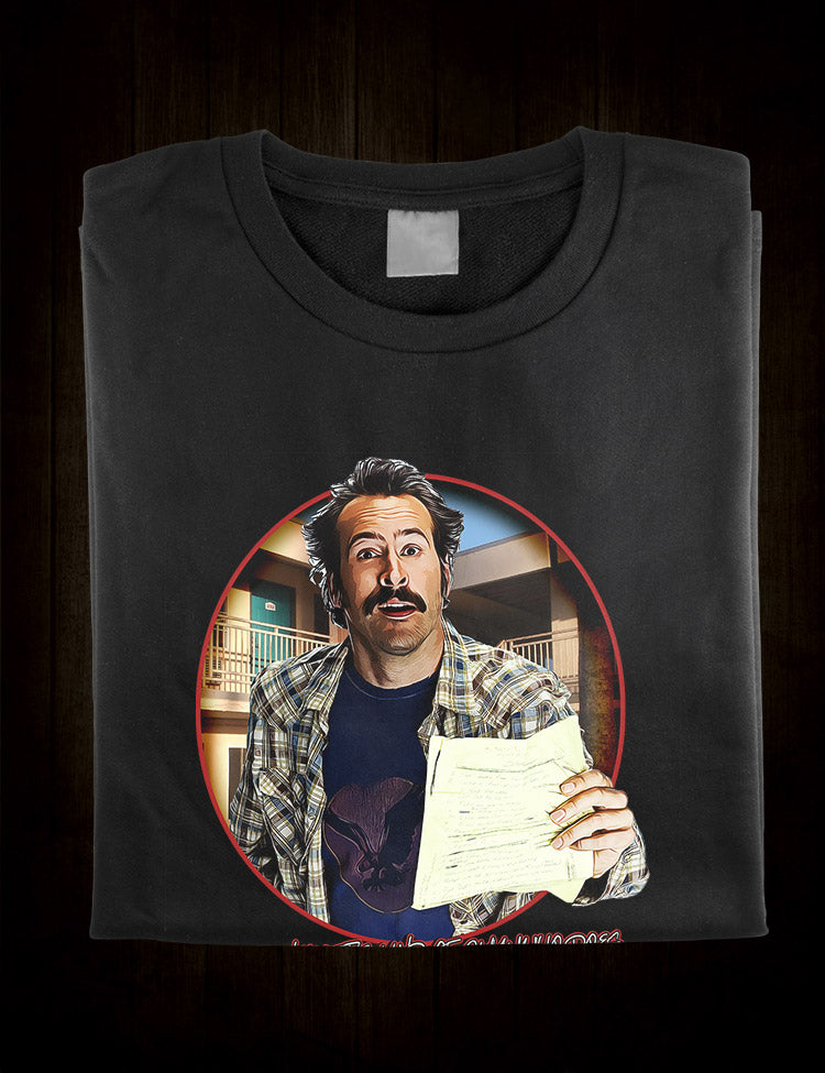 Quirky TV character Earl Hickey t-shirt