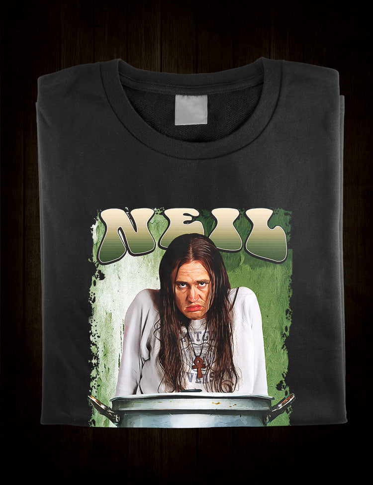 Neil from The Young Ones T-Shirt: A Tribute to the Chaotic Energy and Unconventional Humor of The Young Ones