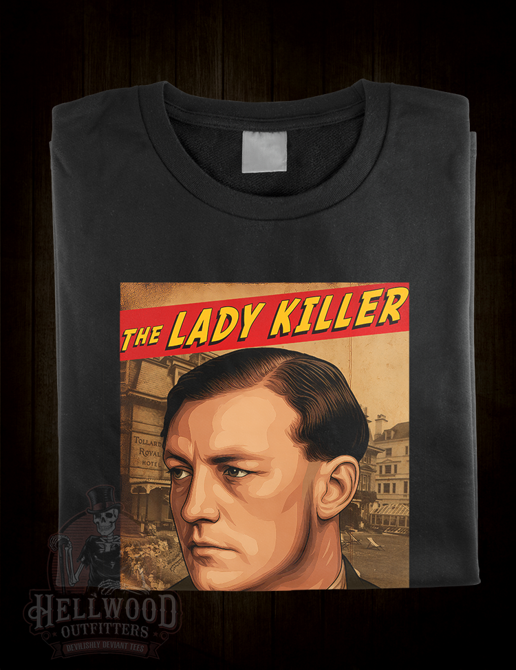 Infamous British murderer 1946 t-shirt design