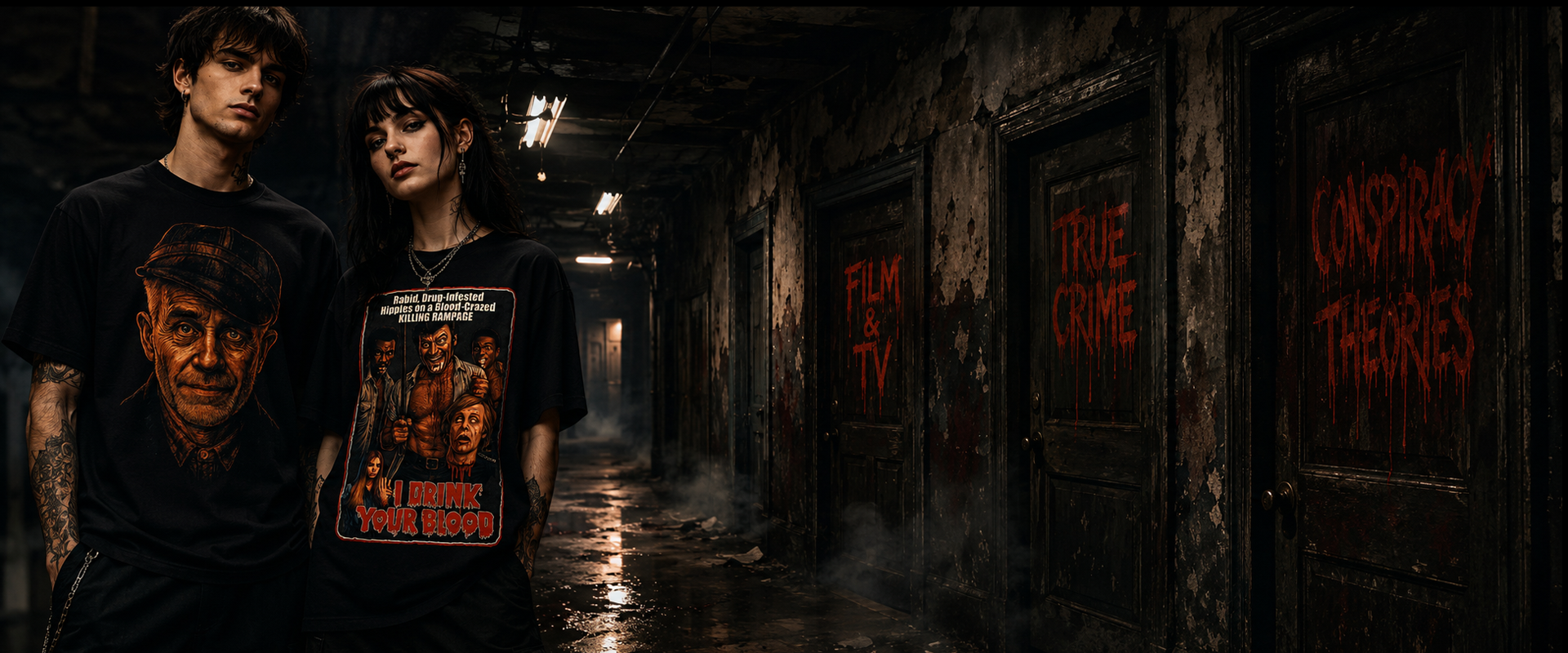 Cult Cinema, True Crime, Classic TV and Conspiracy T-Shirts