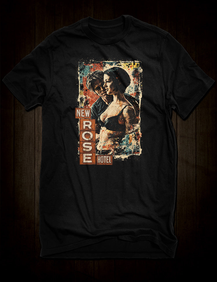 New Rose Hotel t-shirt cult cyberpunk film