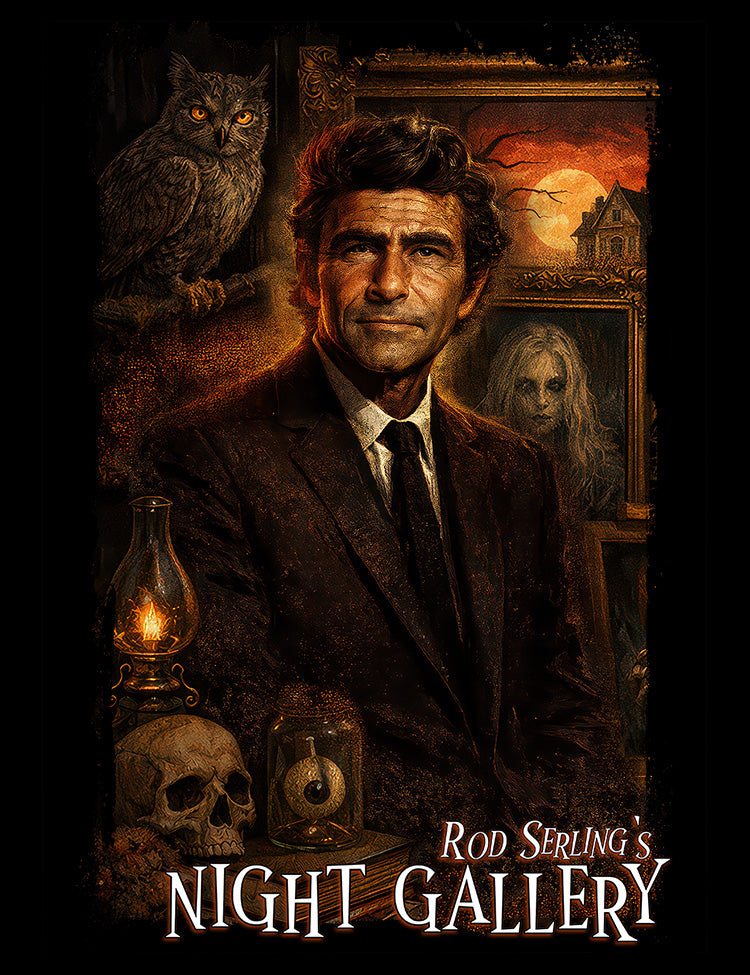 Classic TV horror Rod Serling tee