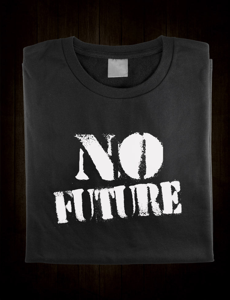 No Future punk design Rebellious spirit clothing