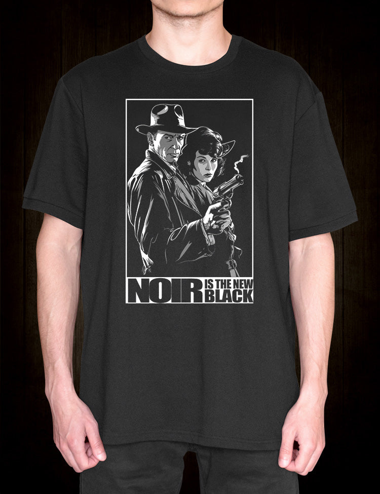 Timeless Noir Fiction Fashion - Noir Graphic Tee for Literature Fans