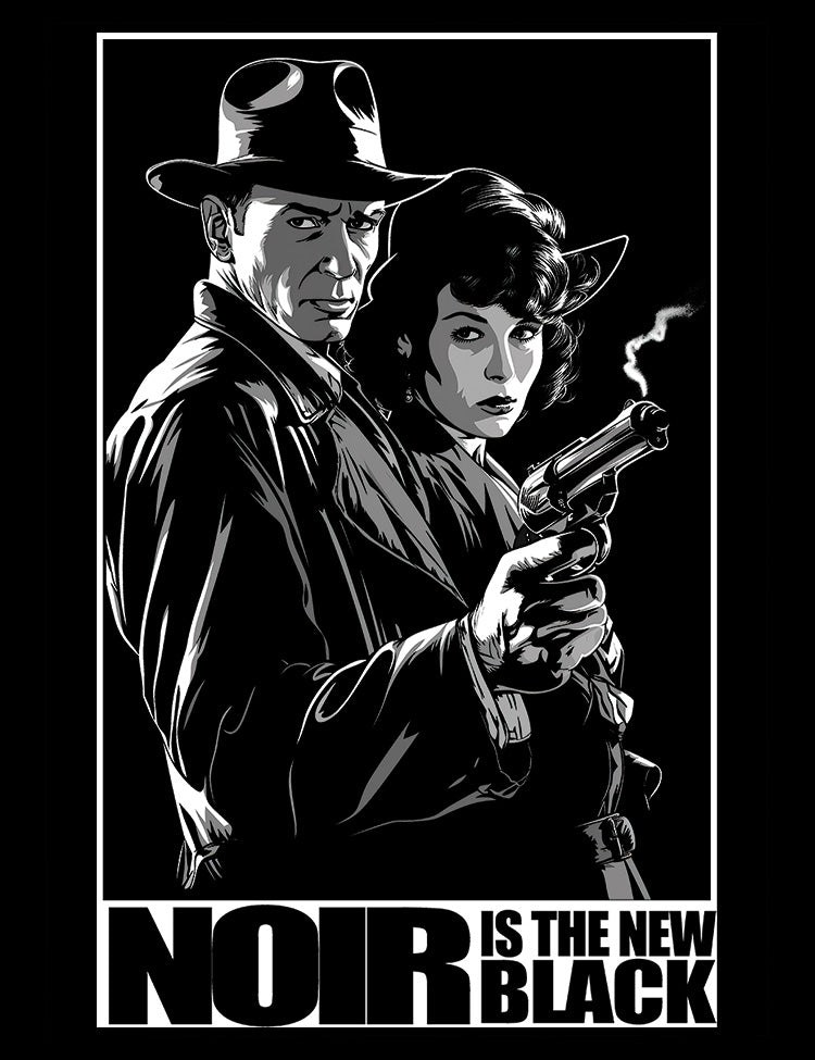 Exclusive Noir Tee - Capturing the Gritty Glamour of Classic Crime