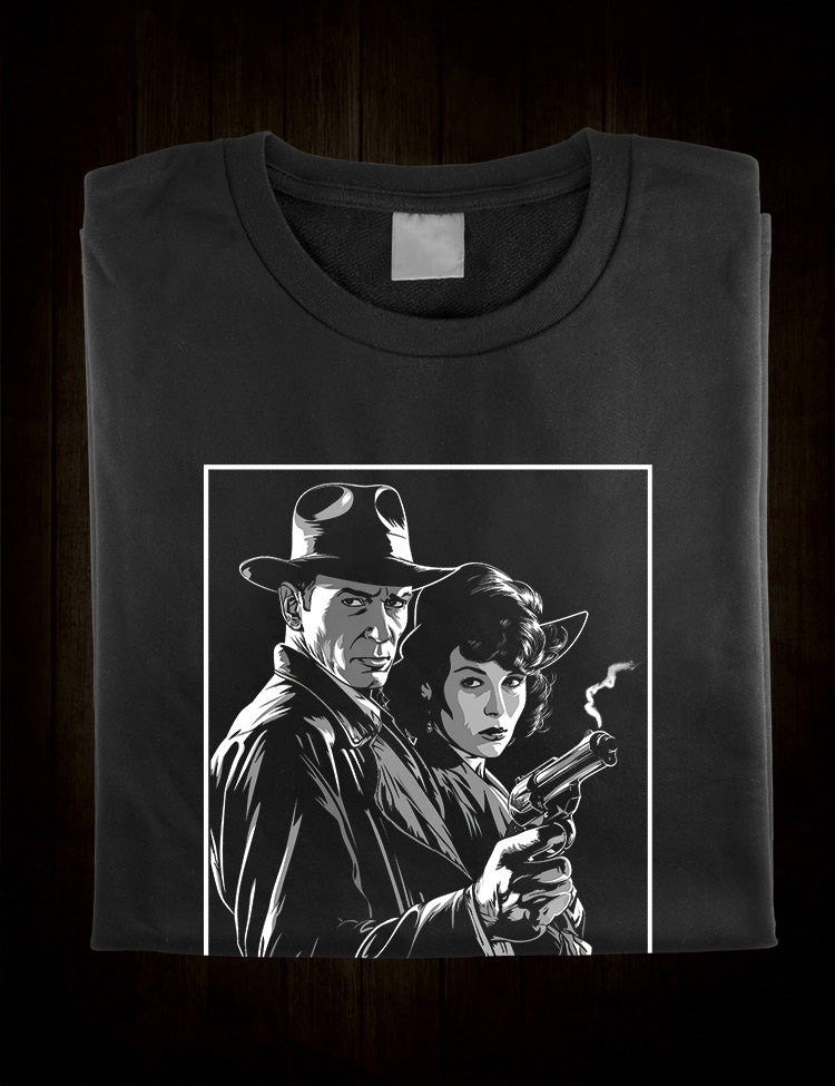 Noir is the New Black Graphic T-Shirt - Vintage Crime Fiction Fashion