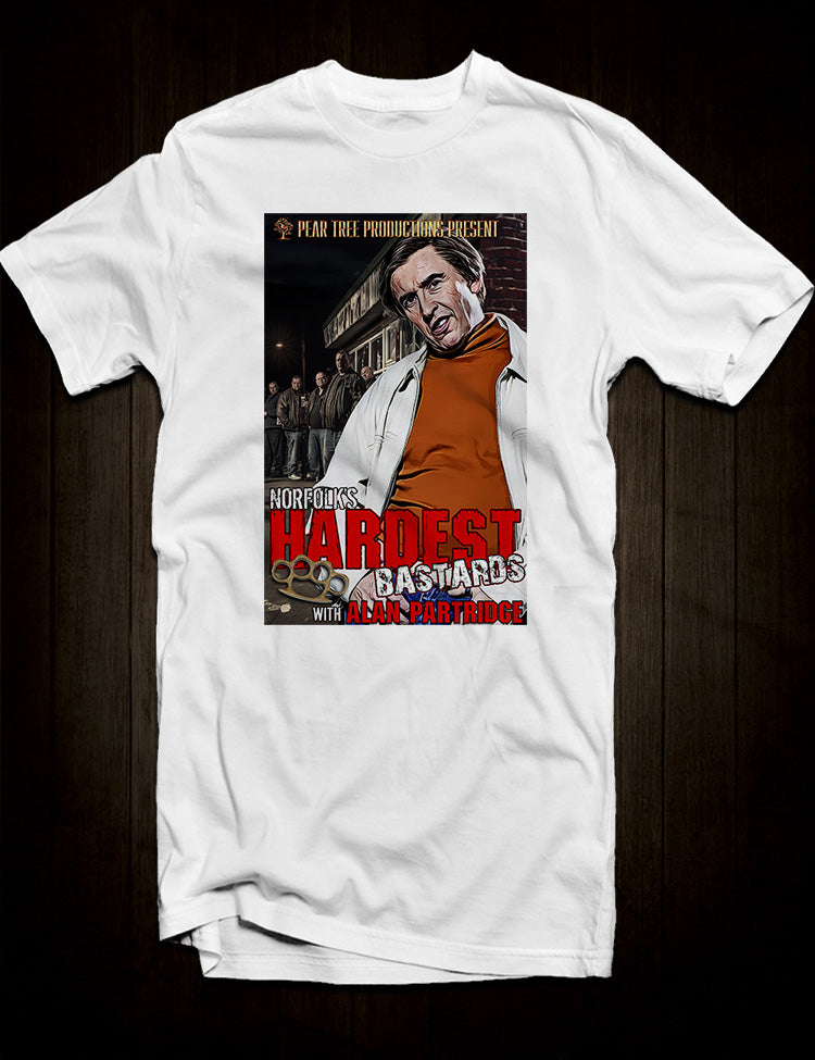 White Alan Partridge DVD T-Shirt