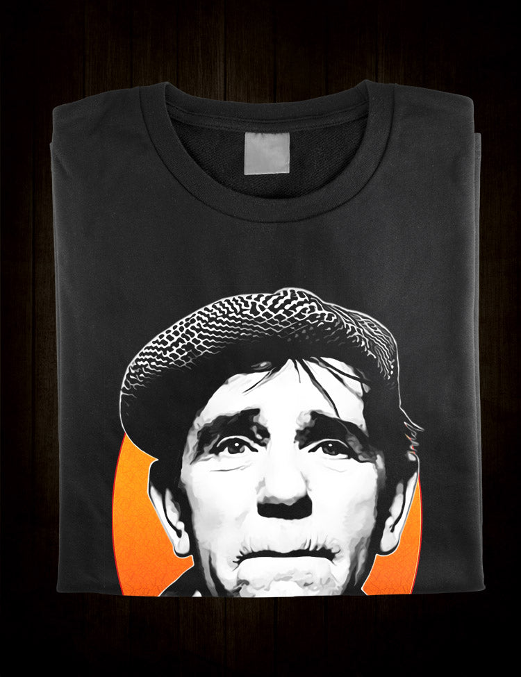 Norman Wisdom graphic tee for fans of classic British comedy