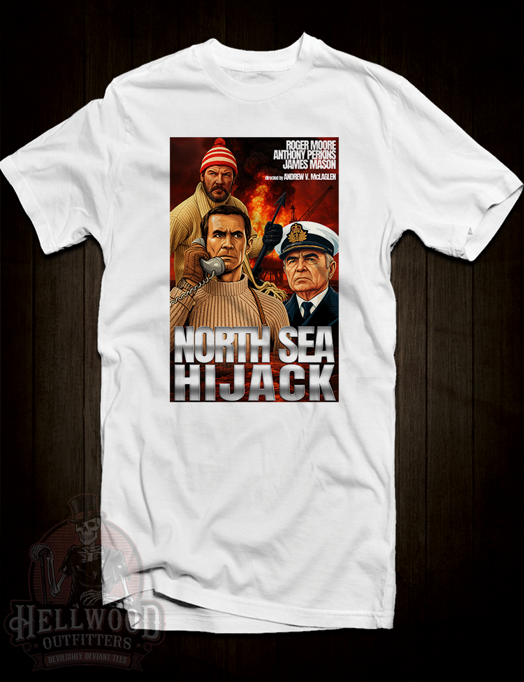 Cult cinema fan shirt featuring Roger Moore