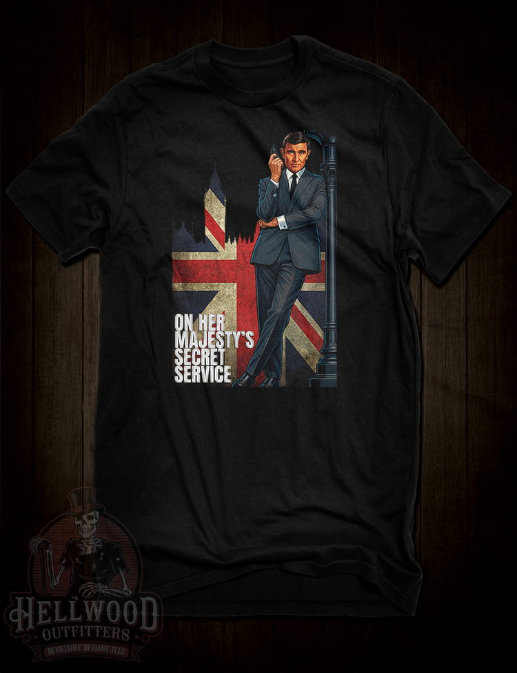 On Her Majesty’s Secret Service George Lazenby Bond t-shirt