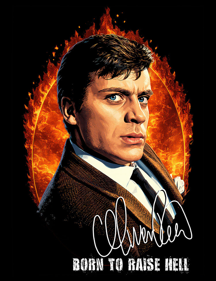 British cinema legend Oliver Reed shirt