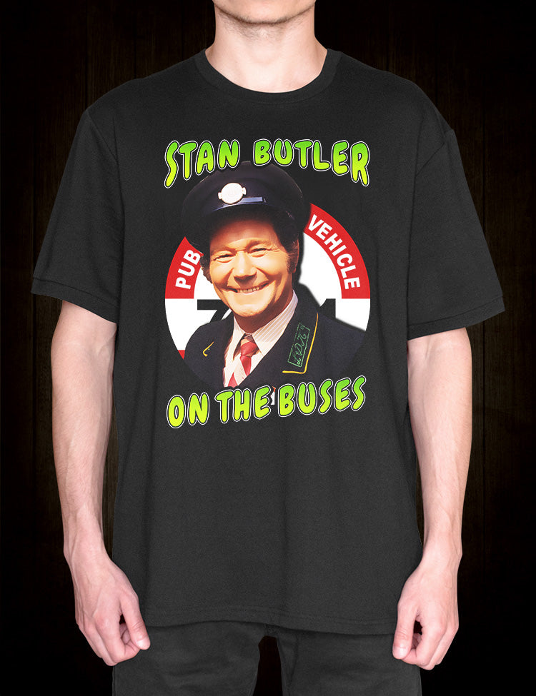 Reg Varney Stan Butler character On the Buses T-Shirt