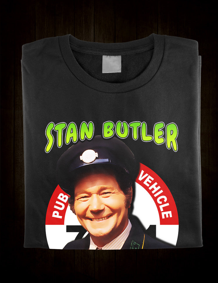 Vintage British comedy On the Buses Stan Butler T-Shirt