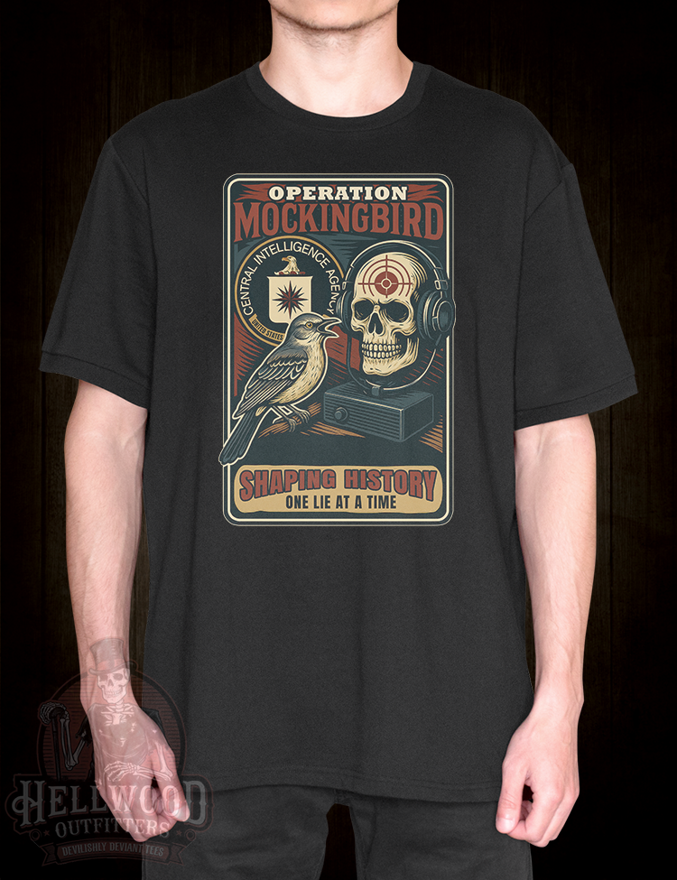 Conspiracy theory Operation Mockingbird apparel
