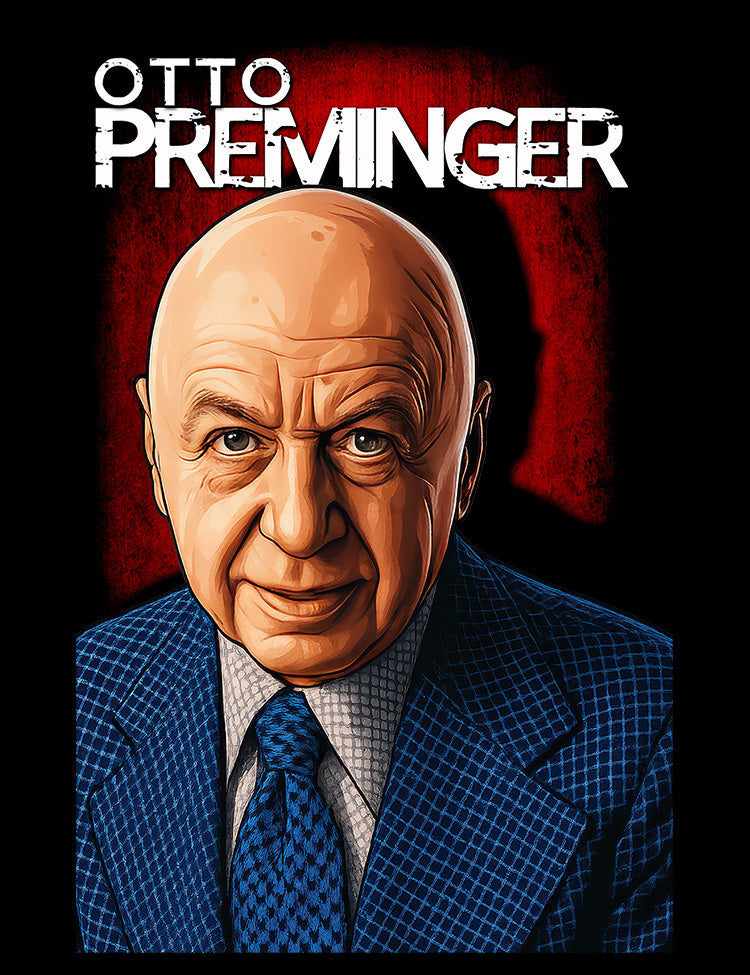 Classic cinema auteur Otto Preminger Hellwood Outfitters shirt