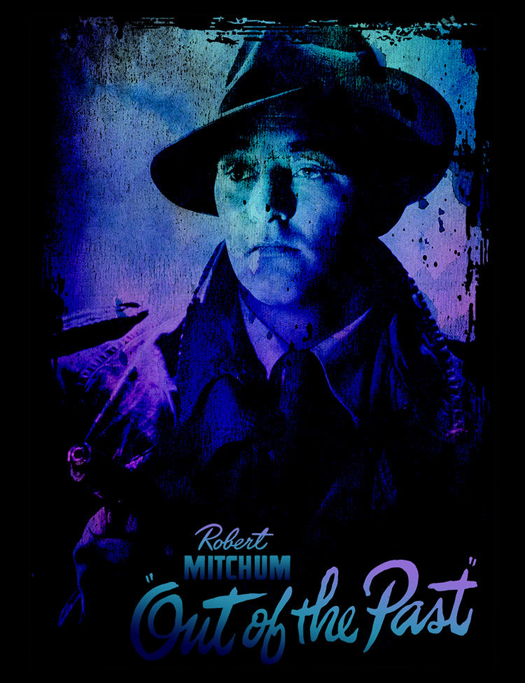Robert Mitchum In Out Of The Past Cult Film Noir T-Shirt