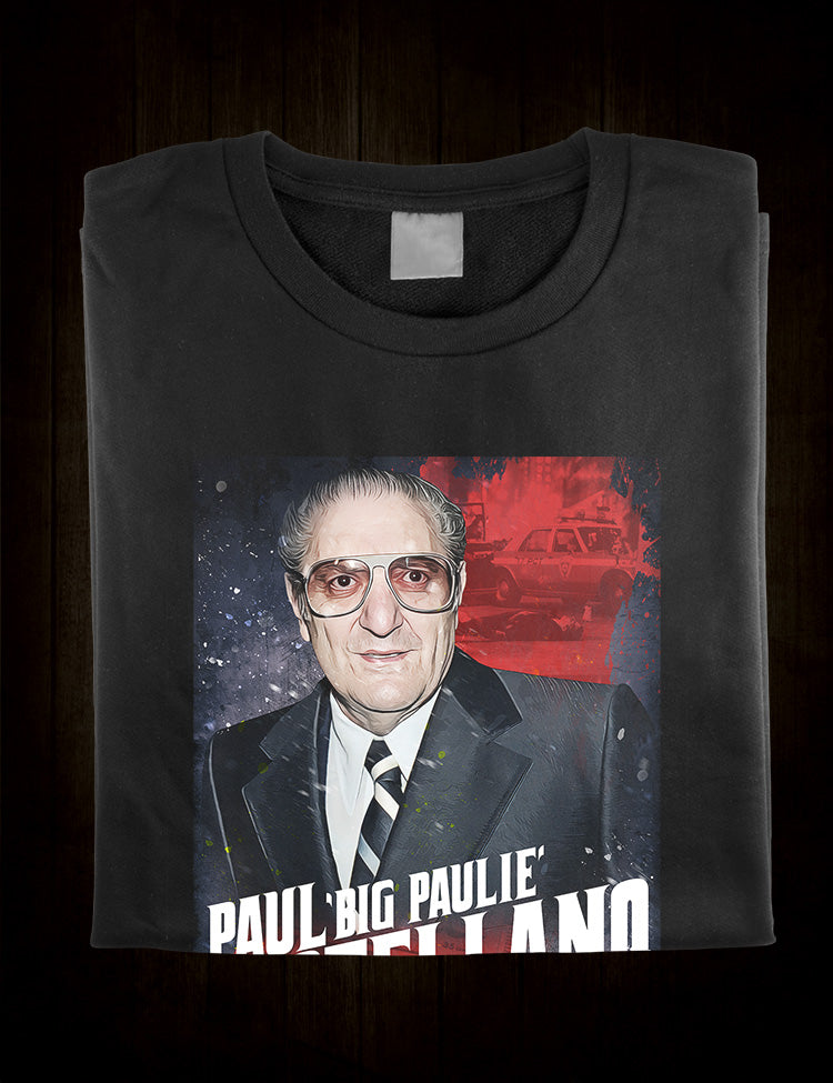 Crime boss Paul Castellano tee
Mobster-inspired clothing