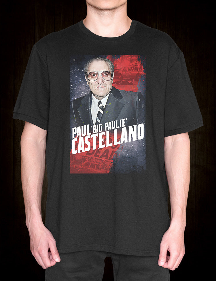 Infamous mobster t-shirt Big Paulie Gambino crime family