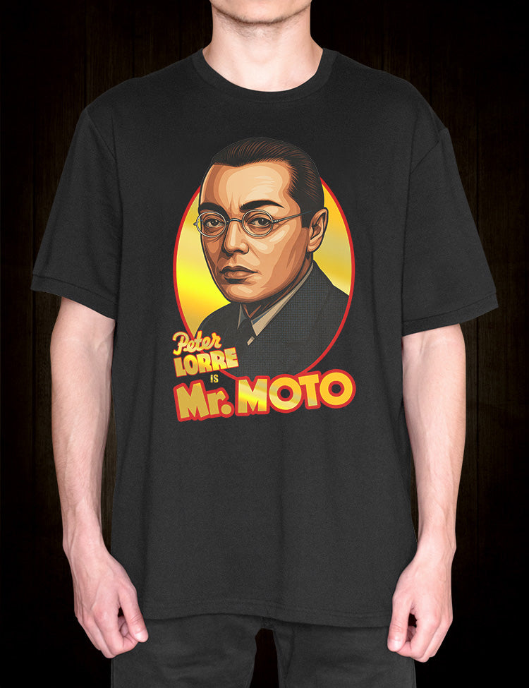 Mr Moto 1930s movie character shirt
