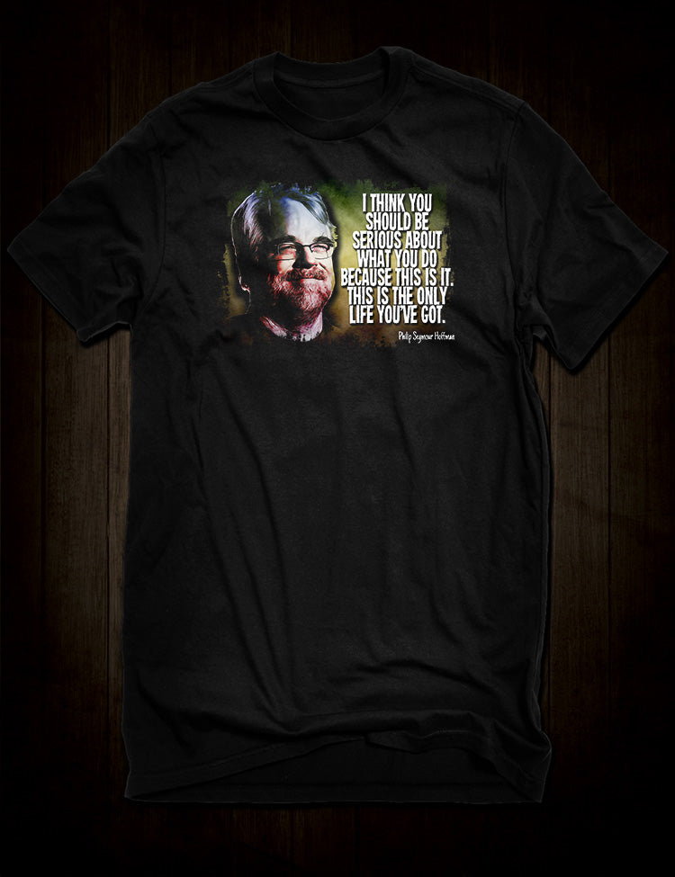 Philip Seymour Hoffman T-Shirt: Honoring a Chameleon of the Silver Screen