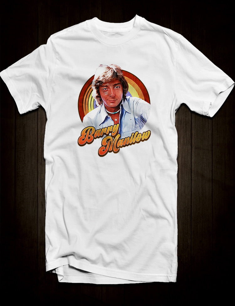 Retro Barry Manilow classic hits apparel