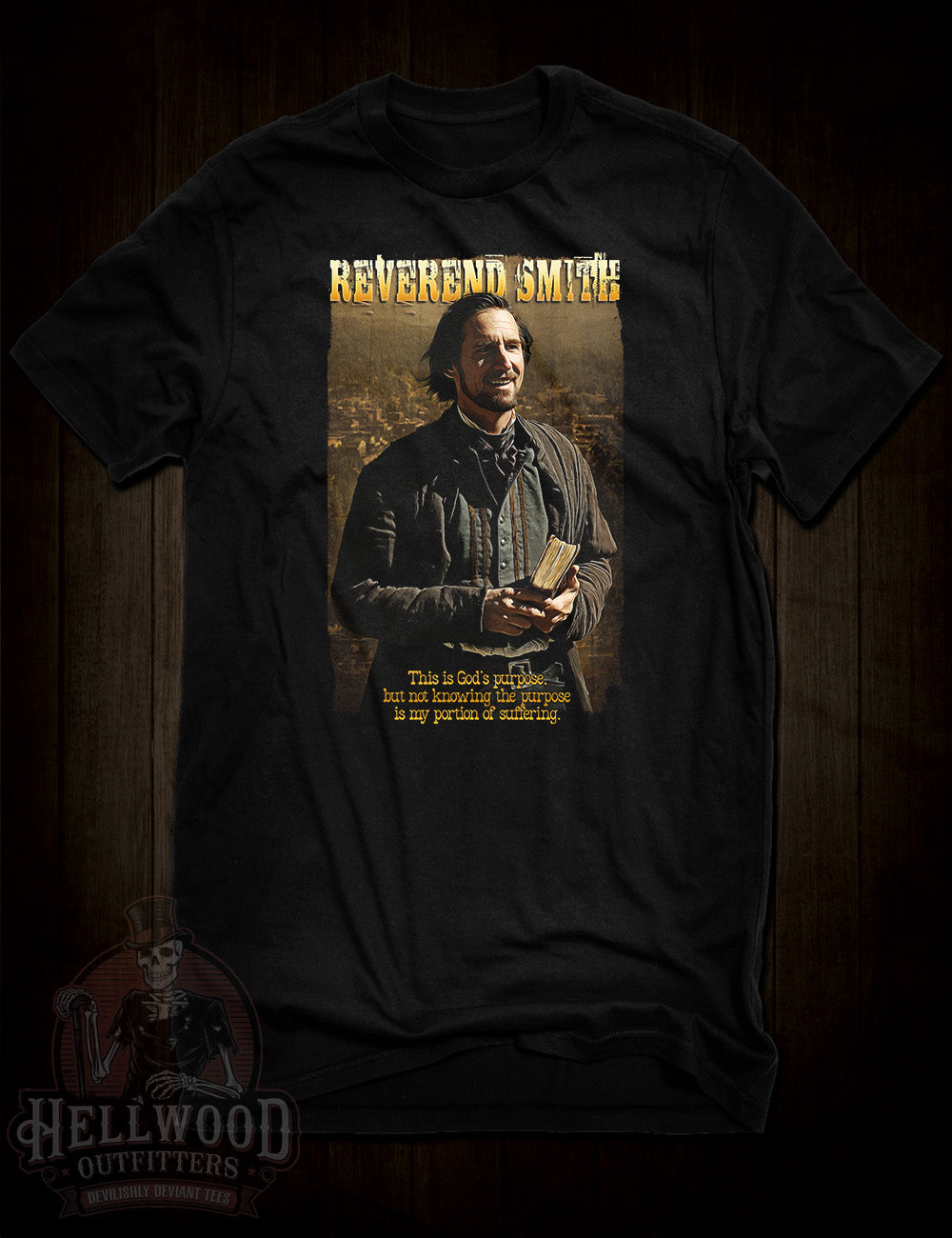 Deadwood Reverend Smith character t-shirt