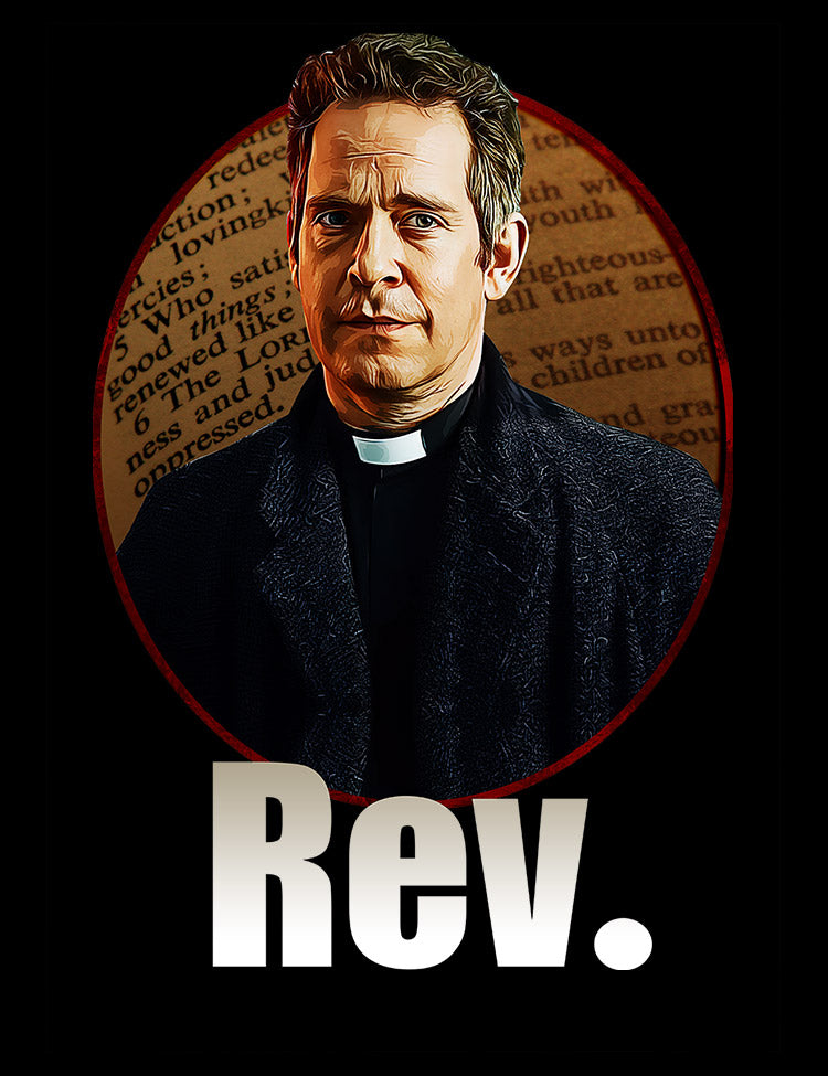 Reverend Adam Smallbone t-shirt graphic