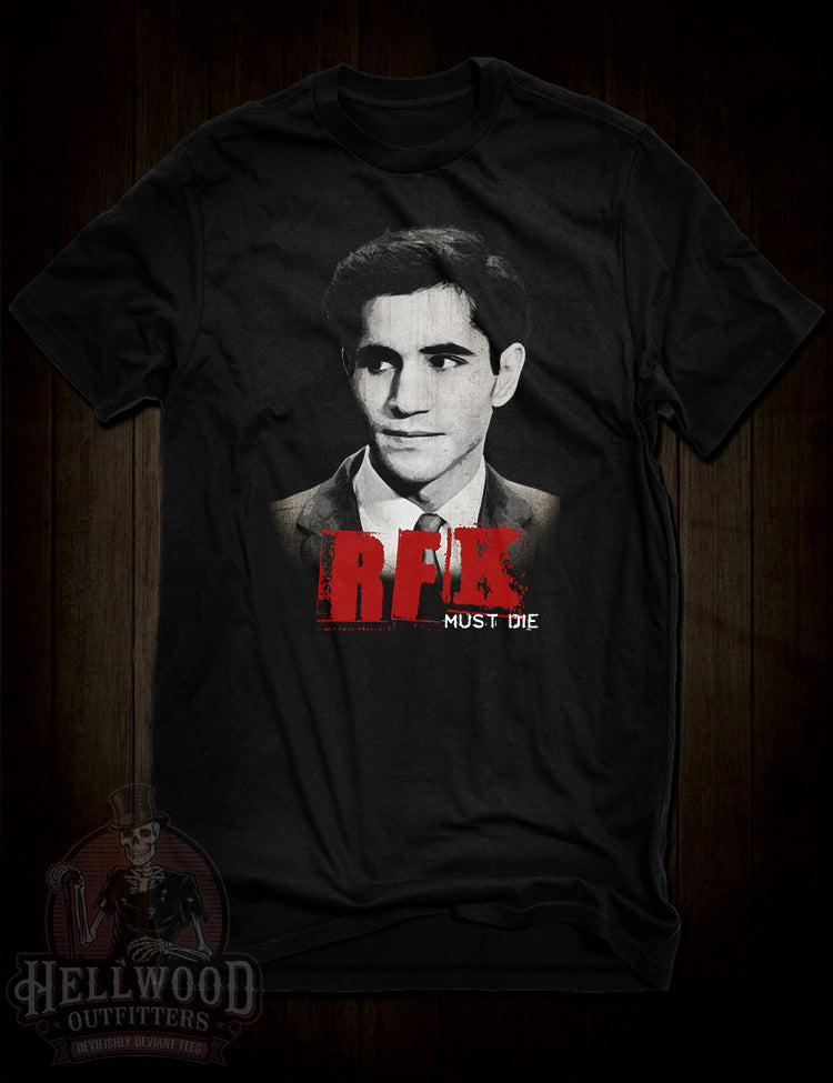 RFK assassination Sirhan Sirhan historical t-shirt