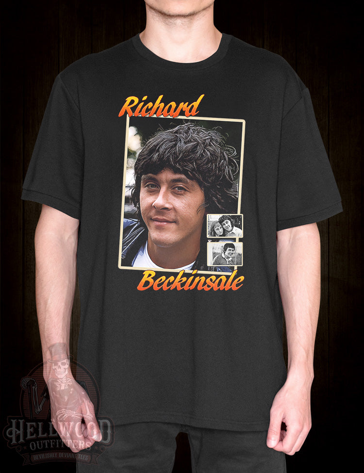 1970s British comedy actor Richard Beckinsale shirt