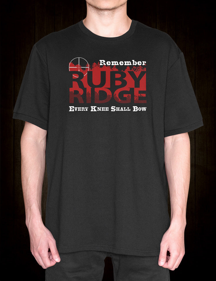 Every Knee Shall Bow Ruby Ridge T-Shirt