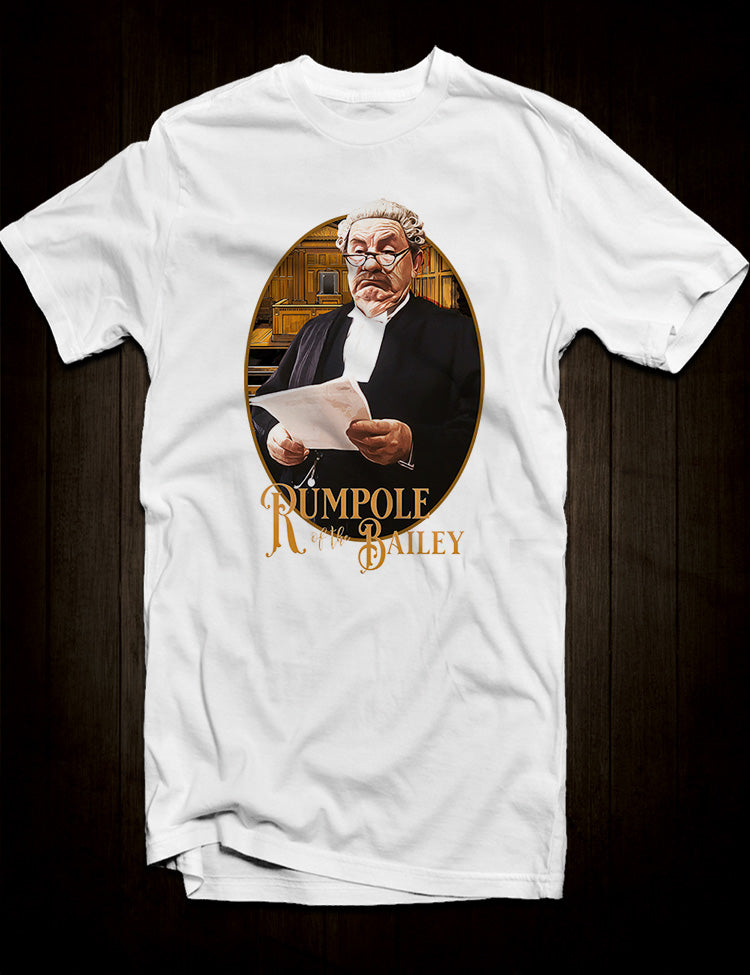 Iconic courtroom character Rumpole
Classic British TV show apparel