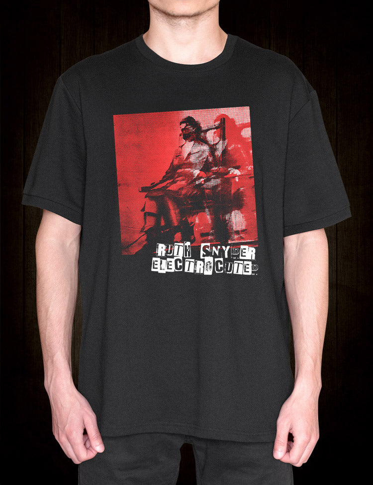 Ruth Snyder t-shirt with image of famous criminal